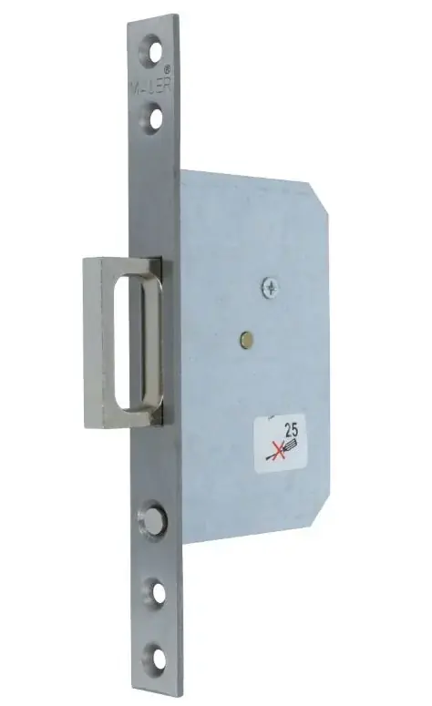 Hoge Kwaliteit Mauer 3193 Schuifdeurslot Met Drukknop rvs