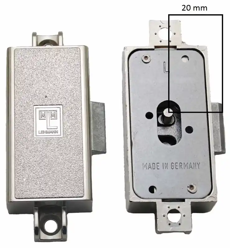 Rechtstreeks Van De Fabrikant Spanjoletslot 20 mm links Vernikkeld