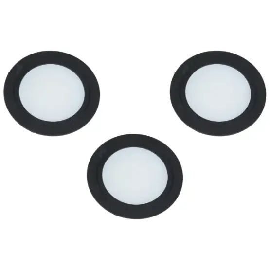 Alleen Vandaag Set van 3 led spots inbouw mat zwart