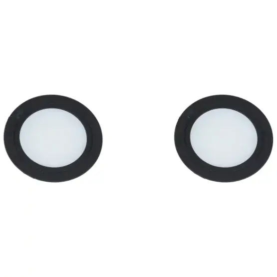 Set van 2 led spots inbouw mat zwart Nieuw