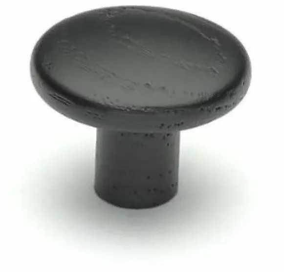 Goedkoop Meubelknop Odense Ø32mm essen mat zwart