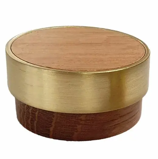 Must-Have Meubelknop Lillehammer Ø49mm eiken/messing