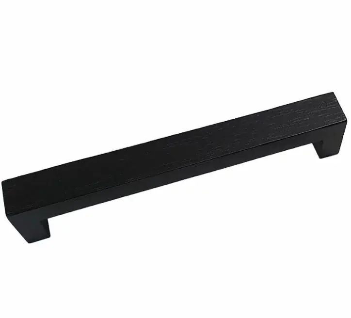 Nu Kopen Greep Bench Recht Essen gelakt mat zwart 160 mm