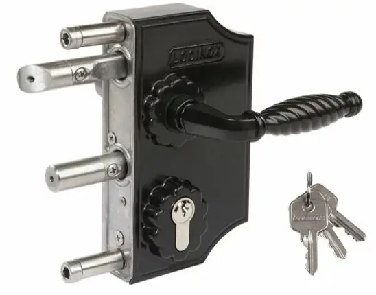 LOCINOX sierpoortslot opbouw voor 40 tot 60 mm profielen zwart Nu Kopen