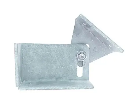 Schuine wandbeugel tbv schuifdeuren aluminium Dagaanbieding