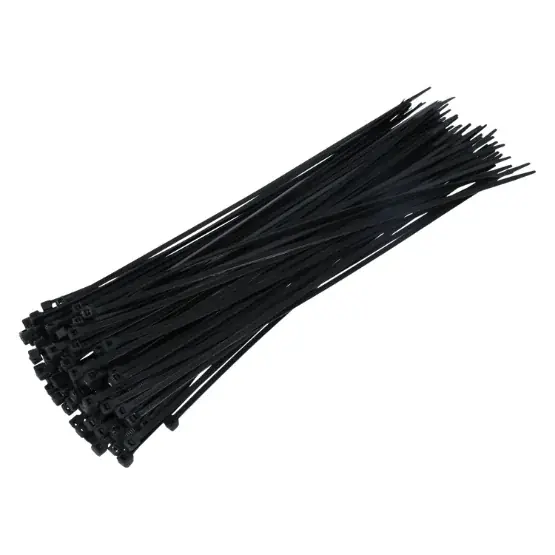 100 bundelbandjes nylon zwart 3,6 x 300 mm Flitsaanbieding