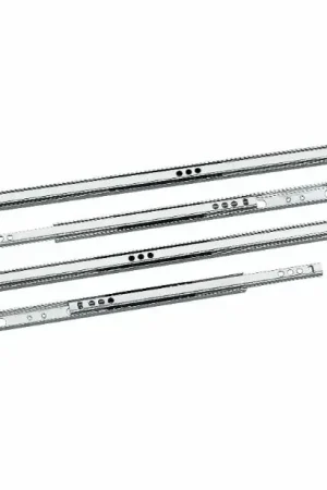 Alleen Vandaag AMIG paar ladegeleiders gedeeltelijk uittrekbaar 438×17 mm staal verzinkt