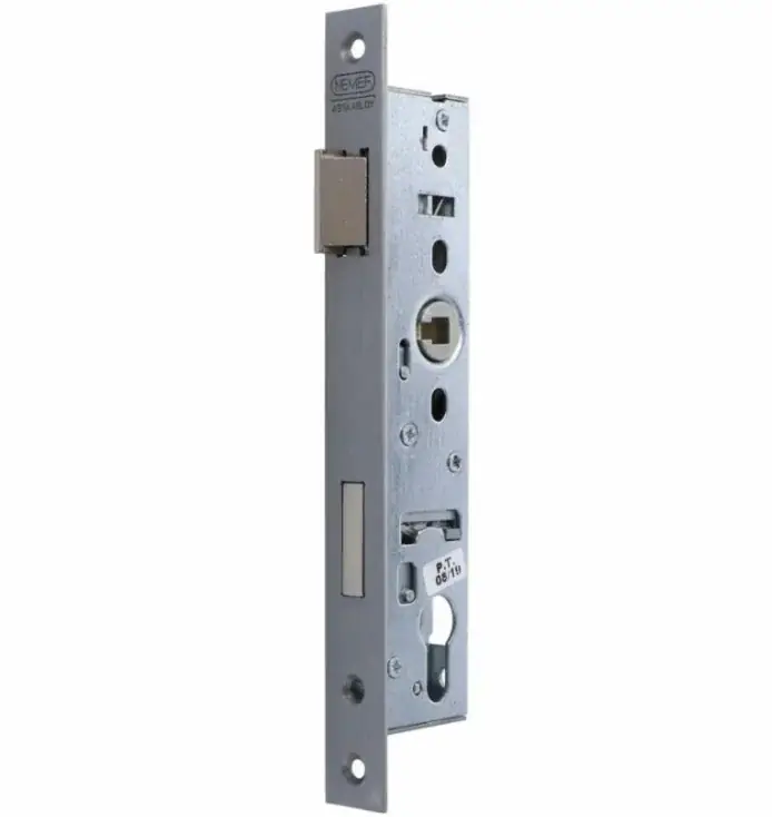 Nemef smaldeurslot 9602/07-30mm PC92mm met rechthoekige rvs voorplaat Express Levering