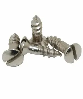 20 Houtschroeven Timeless 3,5×12 messing Vernikkeld Fabrieksprijs