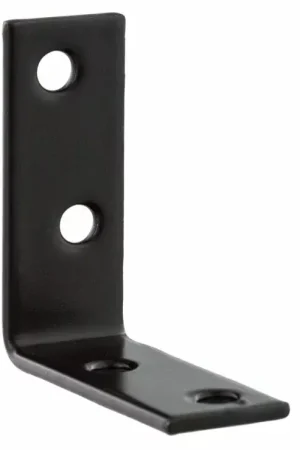 Gecertificeerd Starx stoelhoek met verzonken schroefgaten 40 mm zwart 4 stuks