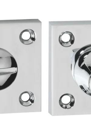 Rozet chroom vierkant WC 8mm Laatste Versie