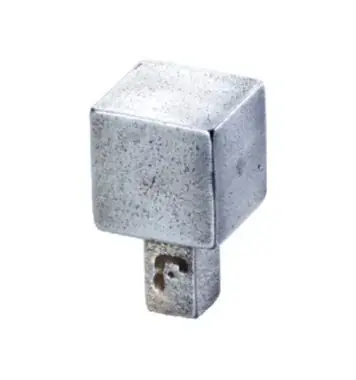 Meubelknop Jolie One 18 mm oud zilver Actieprijs
