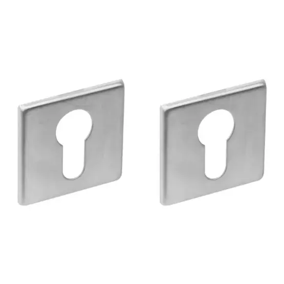 Intersteel cilinderrozetten verdekt 50x50x5mm rvs Dagaanbieding