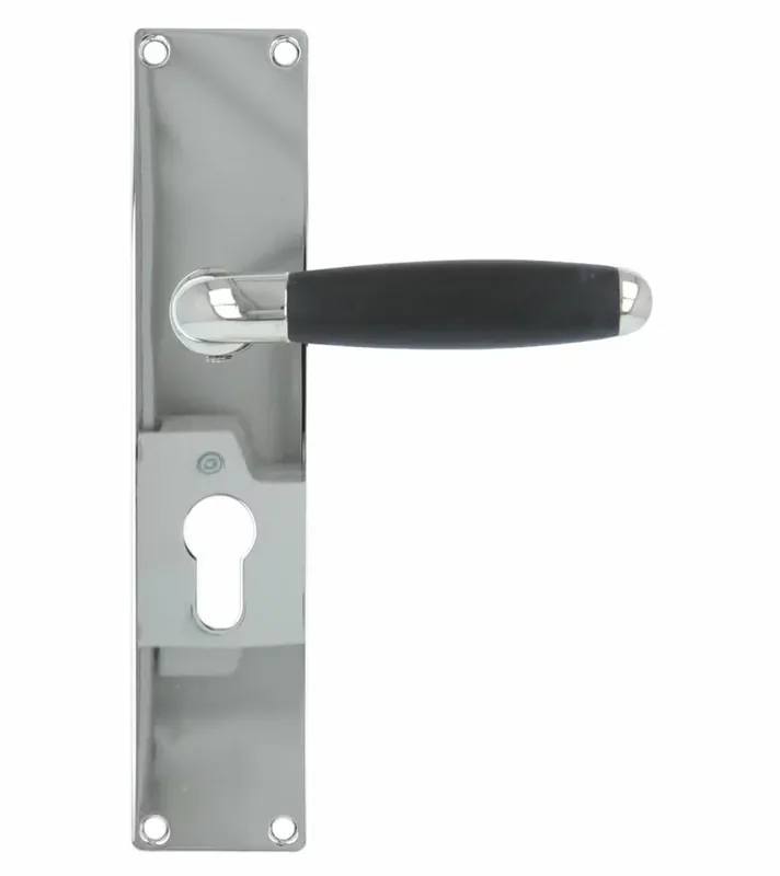 Direct Beschikbaar Deurklink Met schild Ton Model 1933 PC55 glans nikkel
