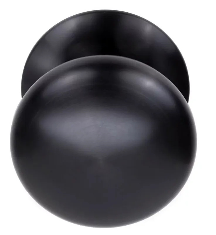 Actieprijs Voordeurknop BASICS LB65V Vast op rozet PVD gunmetal