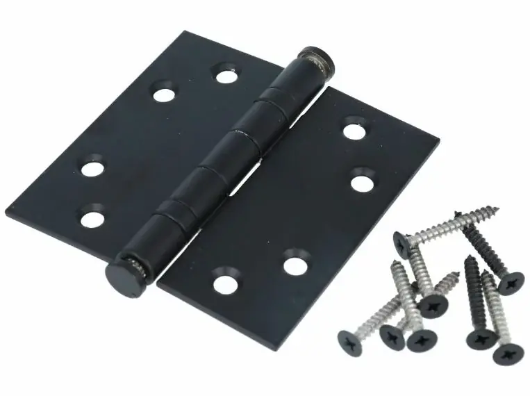 Kogellagerscharnier 8989 mm rechte hoek mat zwart Hete Deal