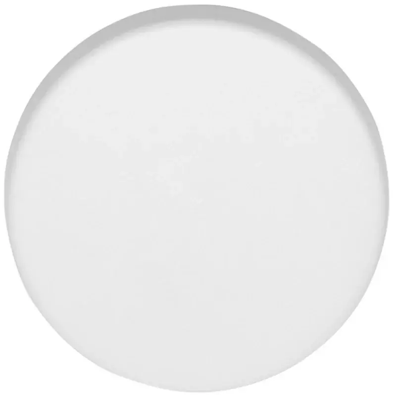 Must-Have Blindplaatje Rond verdekt mat wit