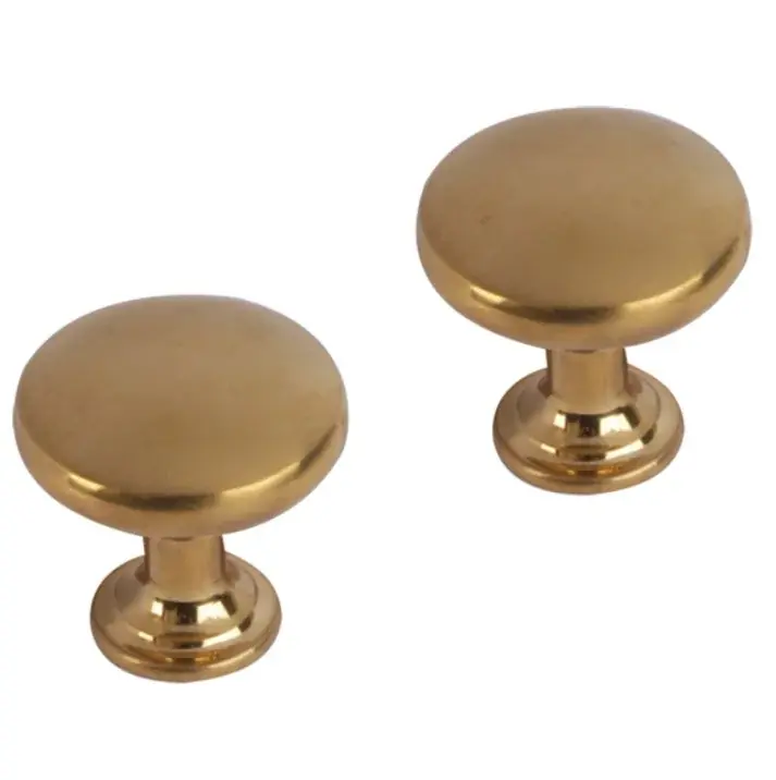 Koop Vandaag Differnz meubelknop rond bol 30 mm goud 2 stuks