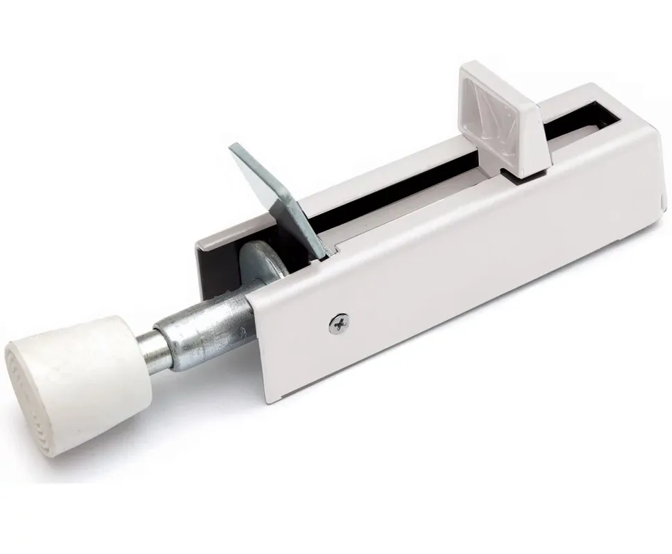 Betaalbaar Deurvastzetter voetstift 30×122 mm wit