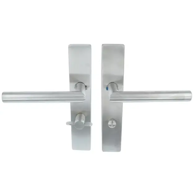 Lage Kosten ODShop deurklink Modern haaks op recht schild WC63/8 rvs