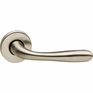 Lage Prijs Intersteel deurklink Jupiter op rozet nikkel mat