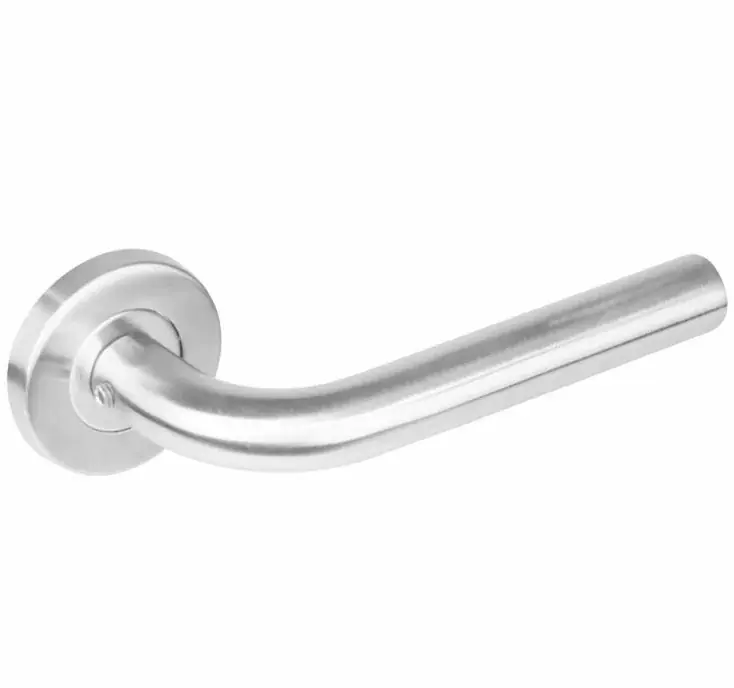 Intersteel deurklink Recht op rond rozet rvs Superprijs