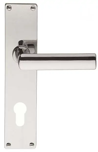 Weekendaanbieding Deurklink op schild cilindergat TIMELESS 1929MPY PC55 glans nikkel