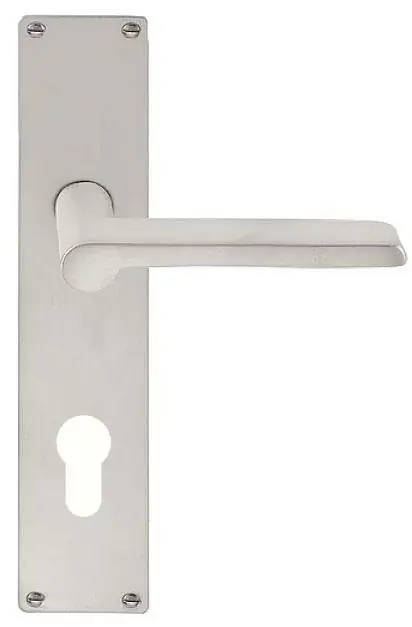Deurklink op schild cilindergat TIMELESS 1927MPY PC55 mat nikkel Alleen Vandaag