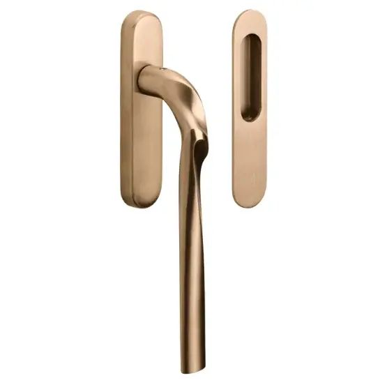 Hef/schuifdeurbeslag ELEEZ ZH230 blind PVD licht brons Koopje