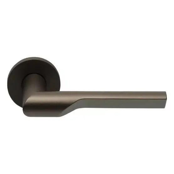 Laatste Kans Enkele deurklink RIVIO by Gensler GL101-G op rozet rechts brons