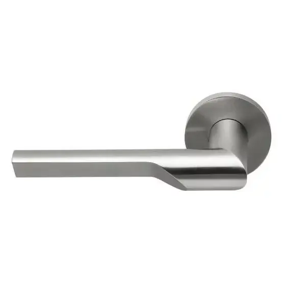 Nieuw Enkele deurklink RIVIO by Gensler GL101-G op rozet links mat rvs