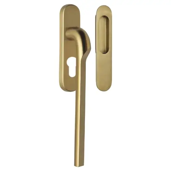 Hef/schuifdeurbeslag RIVIO by Gensler GL230 PC69 PVD mat goud Express Levering