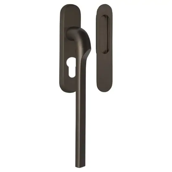 Hef/schuifdeurbeslag RIVIO by Gensler GL230 PC69 brons Nieuw