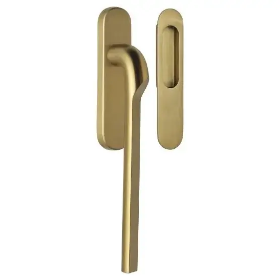 Hef/schuifdeurbeslag RIVIO by Gensler GL230 blind PVD mat goud Nieuw