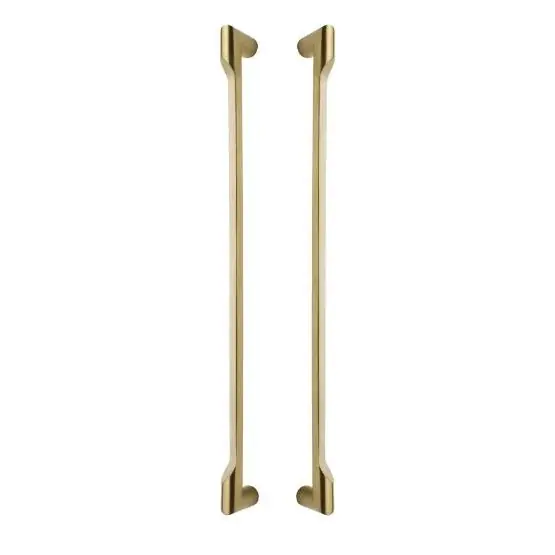 Gratis Retour Set deurgrepen RIVIO by Gensler GL501PA PVD mat goud