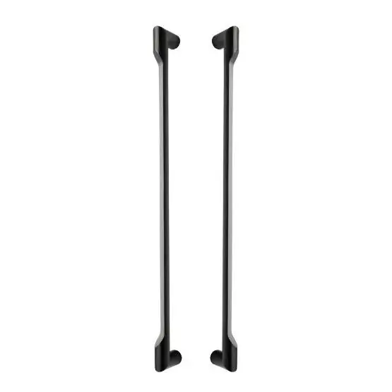 Set deurgrepen RIVIO by Gensler GL501PA PVD zwart Finale Uitverkoop