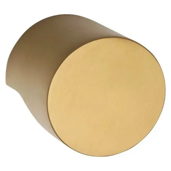 Voordeurknop RIVIO by Gensler GL200V PVD mat goud Hoge Kwaliteit