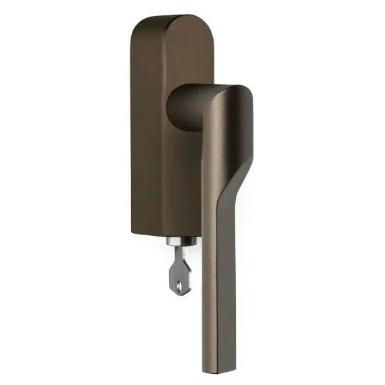 Finale Uitverkoop Draaikiepgarnituur RIVIO by Gensler GL101-DKLOCK-O links brons