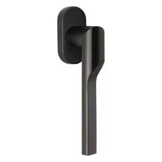 Draaikiepgarnituur RIVIO by Gensler GL101-DK-O links PVD zwart Op = Op