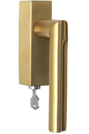 Aanbieding Draaikiepgarnituur ECLIPSE DR103-DKLOCK-O links PVD mat goud