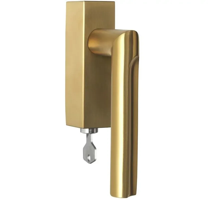 Aanbieding Draaikiepgarnituur ECLIPSE DR103-DKLOCK-O links PVD mat goud