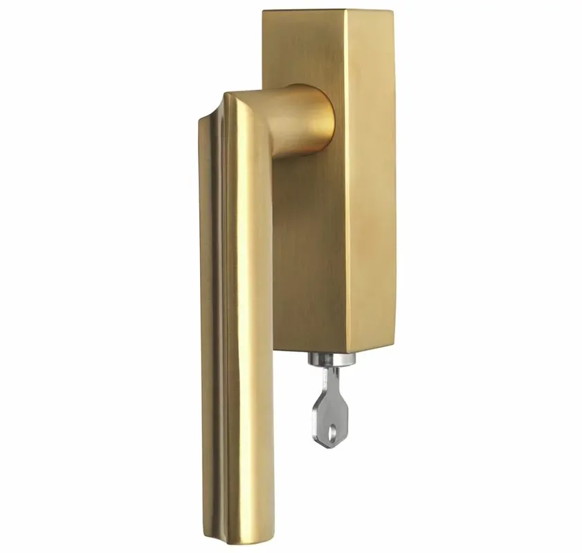 Koop Online Draaikiepgarnituur ECLIPSE DR102-DKLOCK-O rechts PVD mat goud