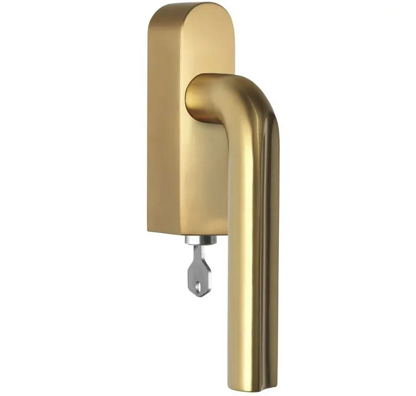Alleen Vandaag Draaikiepgarnituur ECLIPSE DR101-DKLOCK-O links PVD mat goud