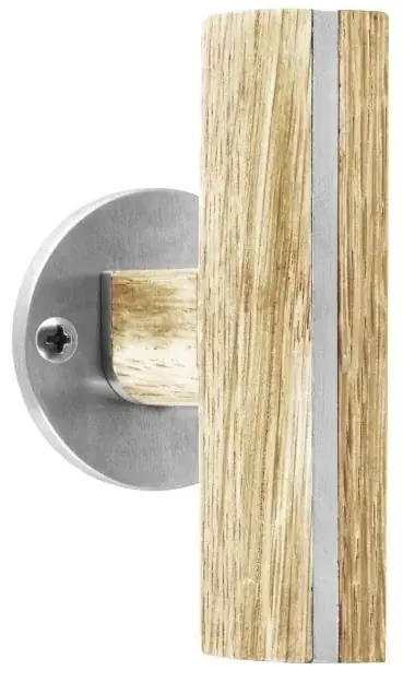 Exclusieve Aanbieding Vaste (Kast)Knop PIET BOON PBT22V/50 mat rvs/eikenhout