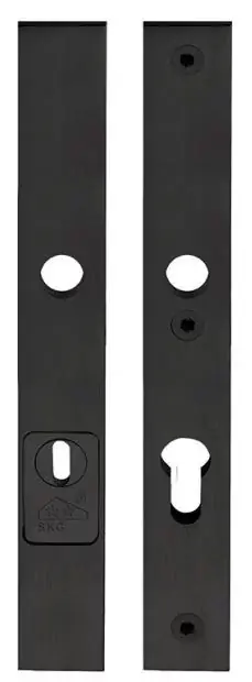 Veiligheidsbeslag PC92 met kerntrek beveiliging SQUARE LSQSM-28KT kruk/kruk SKG3 zwart Finale Uitverkoop