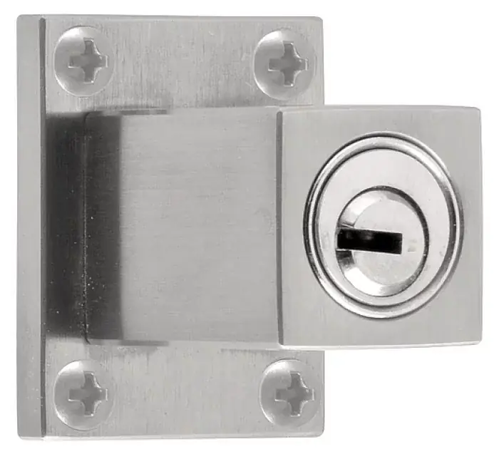 E-Lock8 slot tbv espagnoletstang 8mm mat rvs Exclusieve Aanbieding