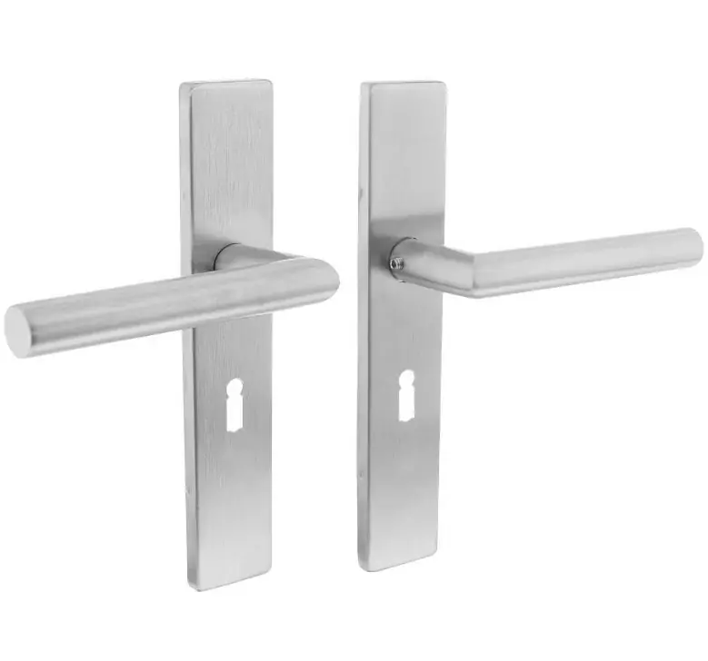 Intersteel deurklink Jura op verdekt schild recht SL56 rvs Beperkte Voorraad
