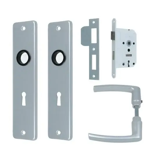 DX Set binnendeurbeslag deurklink op schild SL56 Koop Vandaag