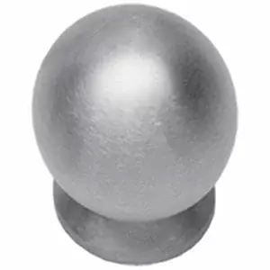 Intersteel knop bolrond achterplaat Ø30mm rvs Beperkt Aanbod