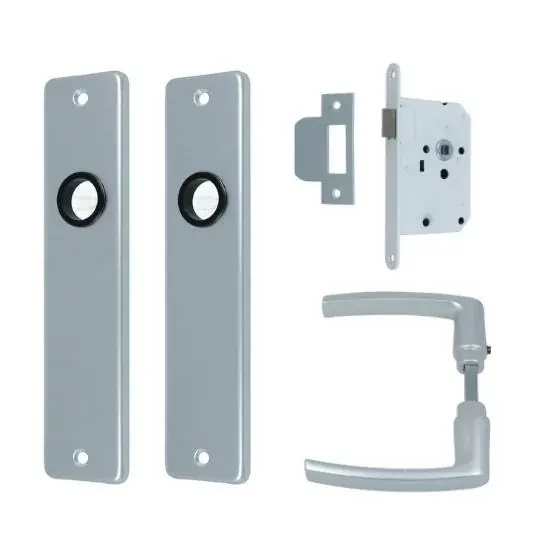 Weekendaanbieding DX Set binnendeurbeslag deurklink op blind schild